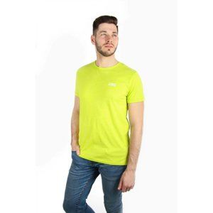Tommy Hilfiger pánské limetkové melírované tričko Modern - L (300)